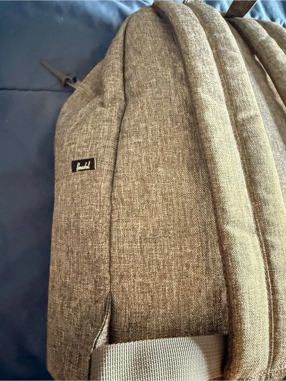 Herschel Supply Company Grey Backpack with Black Front Pocket